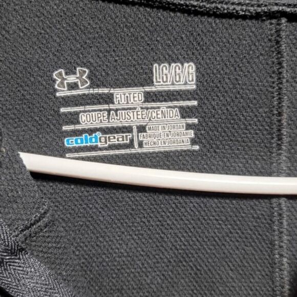 Under Armour Cold Gear Fitted 1/4 Zip SZ L #161 - Picture 2 of 4